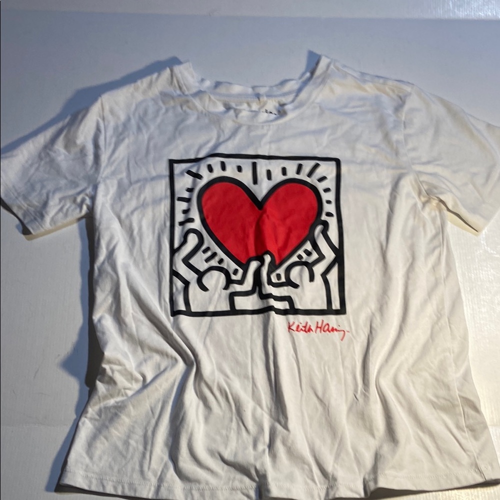 Authentic Keith Haring Graphic “Heart” Tee